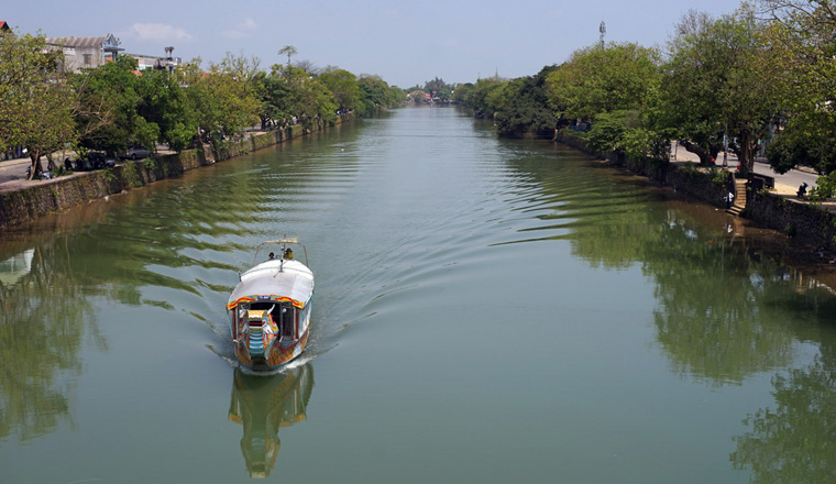 Dong Ba river in Hue Dong Ba river in Hue